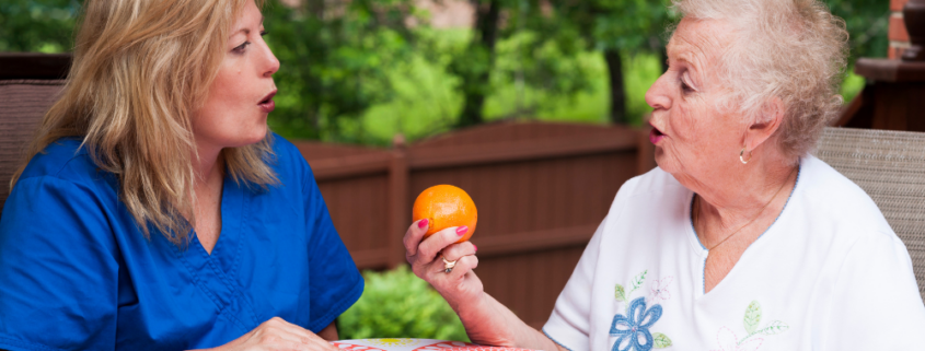 speech therapy for stroke patient